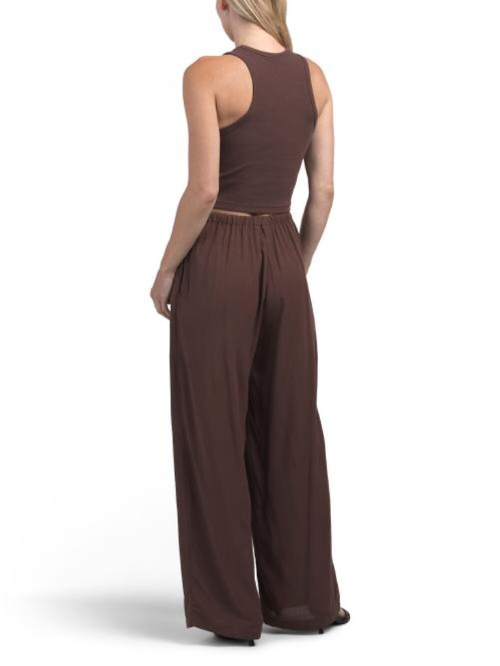 HUNTER & BROWN 2pc Knit Top And Pants Set - Picture 2 of 3